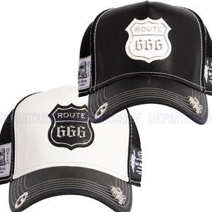 Red Monkey Route 666 New Limited Edition Unisex Trucker Hat Cap RM1464 | 2 Color